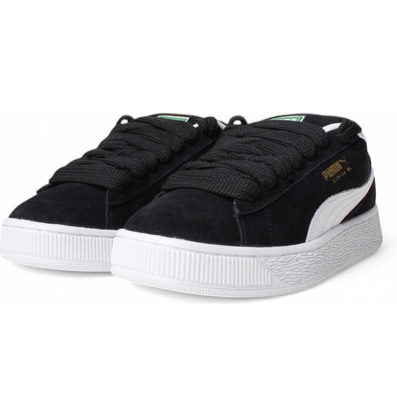 New Puma Women's Suede XL Black White Casual Sneakers Size 8 - Picture 15 of 15